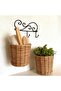 Wicker Basket, Decorative Small Basket, Decorative Kitchen Basket, Wicker Organizer Bathroom Basket - 4