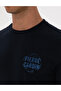 Navy Blue Regular Fit 100% Cotton Crew Neck T-Shirt 50302599-Vr033 - 7