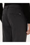Black Slim Fit Canvas Pants 50315265-Vr046 - 6
