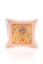 Love Bloom Heart Yellow Floral Fringed Velvet Throw Pillow Cover - 43X43Cm - 2