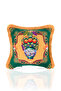 La Dolce Vita Vase Patterned Italian Style Fringed Velvet Throw Pillow Cover - 43X43Cm - 2