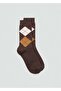 Socks with a diamond pattern - 2