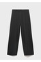 Straight-cut trousers with lace-up waistband - 3