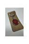 Red Metal Car Keychain with Fiat Logo 1 Piece - 2