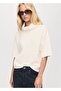 Short-Sleeved Turtleneck Sweater