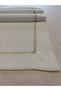 Polyester Linen Gold Pique Detailed Off-White Runner 40 X 160 - 4