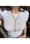 Colorful Stone Heart Y Necklace Model Women's Necklace Colorful Necklace - 2