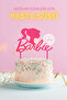 Barbie Written Birthday Cake Topper Cake Stick (Cake Decoration)