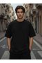 Power Fit - Oversize Black T-Shirt & Black Pants Jogger Men's Tracksuit Set