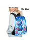 3 Piece Stitch School Bag Set Floral Star Girl's Stitch School Bag Set with Pencil Holder - 3
