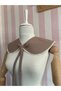 Berlin Collar Cotton Poplin Fabric Adult Vintage Cotton Lace Mink Beige Collar - 3