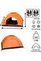 GO2CAMPS Camping Tent 4 Person, Instant Automatic Pop Up Dome Tent, Portable Windproof Lightweight f - 4