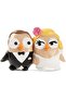 Goofi Figurine Pop Culture GINGER AND FRED – 8x10cm Hand-Painted Ceramic Collectibles - 2