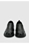 Black Leather Men's Sneakers - 3