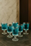 Set of 6 Crystal Glass Coffee and Water Glasses 85ml - 3
