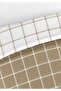 Tual 100% Cotton Double Duvet Cover Set 200X220Cm Beige - 3