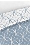 Focus 100% Cotton Double Duvet Cover Set 200X220Cm Light Indigo - 3
