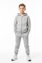 3-Piece Hooded Zip-Up Unprinted Tracksuit Set and 3-Piece Unprinted Sweatshirt Set - 3