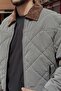Relaxed Fit, Velvet Detail on the Collar, Diamond Patterned Quilting, Water Resistant Jacket 2505 - 5