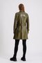 Maroquin Leather Ajda Women's Leather Trench Coat - 5