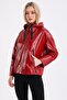 Maroquin Leather Gaga Women's Hooded Leather Coat - 2