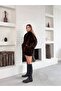 Women's Oversize Zippered Plush Teddy Jacket - 2