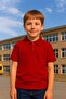 School Uniform Polo Neck T-Shirt - All-Day Comfort - Breathable Fabric, Durable and Comfortable - Short Sleeve - 6