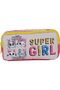 Girl's Three-Eyed Pink/Yellow Elementary School Triple School Bag Set - Super Girl - Ppset5220 - 4