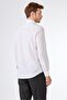 White Linen Pocket Detailed Regular Fit Men's Shirt - 4