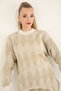 51118 - Stylish Comfortable Silvery Women's Knitwear Long Sweater - 4