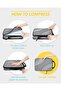 Compression Packing Cubes, 6 Set Travel Packing Cubes for Carry on Suitcases - 8