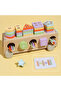 Montessori Multifunctional Wooden Shape Sorter With Colour Sticks - 3
