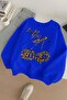 3 Yarn Combed Cotton Lucky Girl Printed Unisex Sweatshirt
