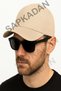 Unisex Adjustable Light Beige Sports Basic Hat