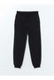 Lcw Kids Black Elastic Waist Girl's Jogger Sweatpants