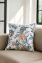Duck Floral Throw Pillow Cover Turquoise Blue 40X40