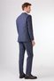 Navy Blue Knitted Dobby Slim Fit Casual Suit - 5