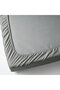 DVALA Fitted sheet, light grey, 160 x 200 cm - 4
