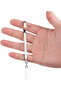 Steel Barbecue Skewer, BBQ Meat Skewer,38x.4Cm,12Pcs,BB2792 - 3