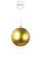 Christmas Ornament 3-Piece Ball Gold 10 cm - 4