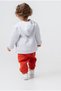 Baby Seasonal 3-Piece Set Hooded Sweatshirt Printed T-Shirt and Sweatpants - 2