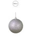 Christmas Ornament 3-Piece Ball Silver 10 cm - 3
