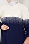 Two-Color Glitter Knitwear Tunic - 3