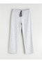 New Season Elastic Waist Polka Dot Women's Pajama Bottoms - 7