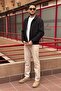 Men'S, Wicking Pattern, Shirt Collar, Relaxed Fit, Seasonal-Spring Jacket 618 - 5