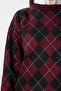 Baklava Patterned Knitwear Sweater Lmu0003 Burgundy Black - 4