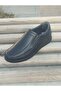 Men's Winter Shoes Genuine Leather Rubber Sole Otobetik and Laceless