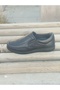 Men's Winter Shoes Genuine Leather Rubber Sole Otobetik and Laceless - 4