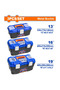 Plastic Box Set 13"+16"+19" - WTB4103
