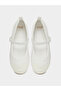 White Glitter Toe Ballerinas - 5